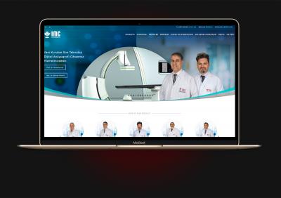IMC Hastanesi Web Sitesi Ekran Görüntüsü