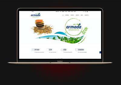 Armada Organic Web Sitesi Ekran Görüntüsü