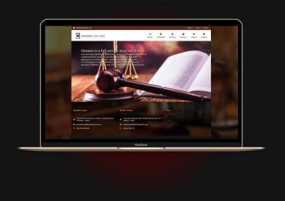 Sönmez Law Firm Web Sitesi Ekran Görüntüsü