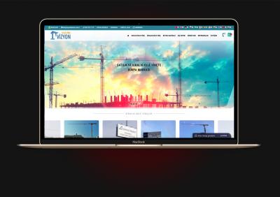 Vizyon Kule Vinç Web Sitesi Ekran Görüntüsü